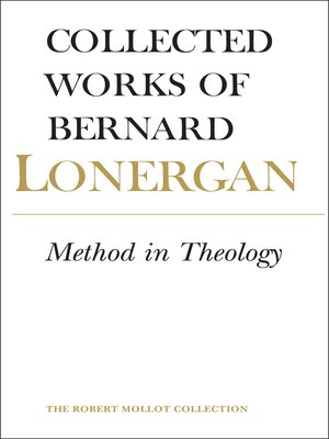 cover image of Method in Theology